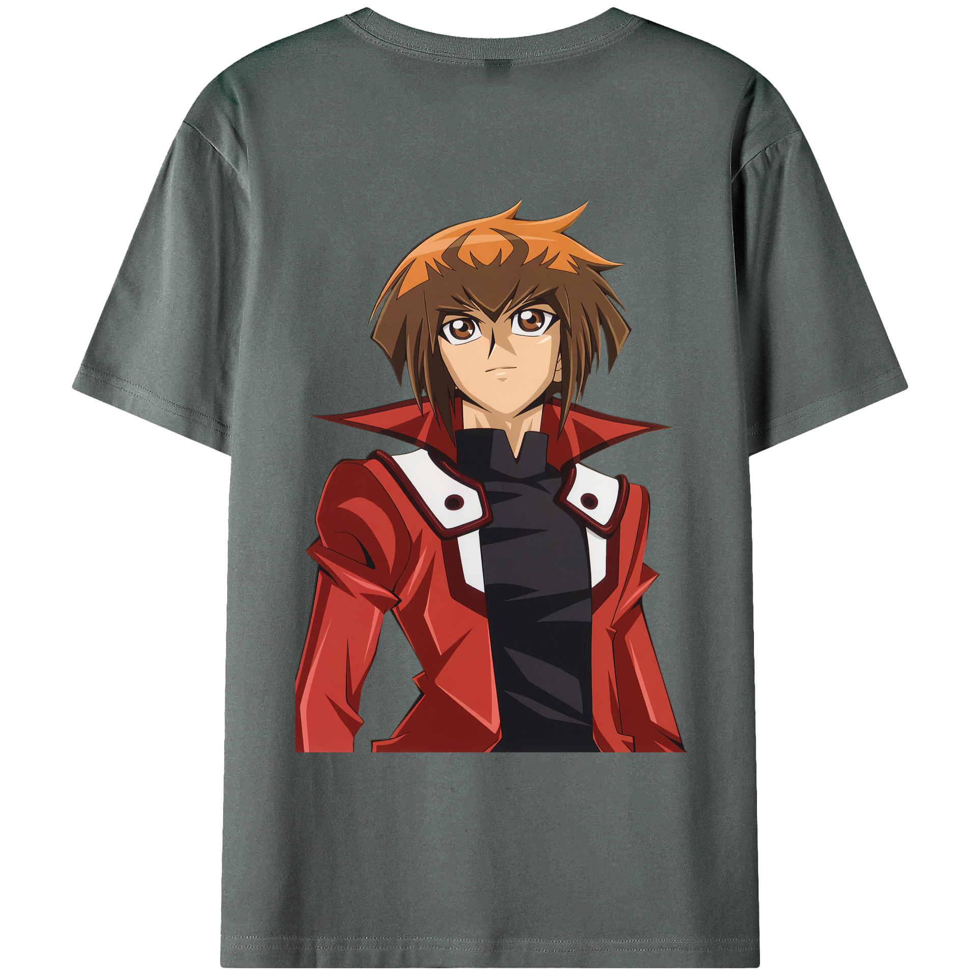 （画像用） 遊☆戯☆王 Yu-Gi-Oh! 綿100％ メンズ半袖Tシャツ（バックプリント） 通気性